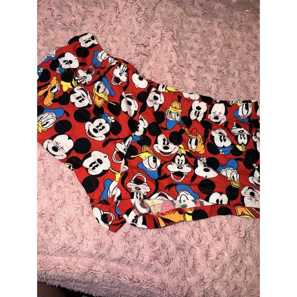 Womens Small Pajama Shorts Mickey Mouse Friends Disney Sleepwear Booty Short